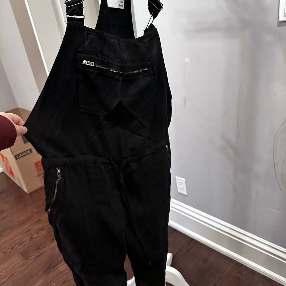 Wilfred Black Denim Overalls